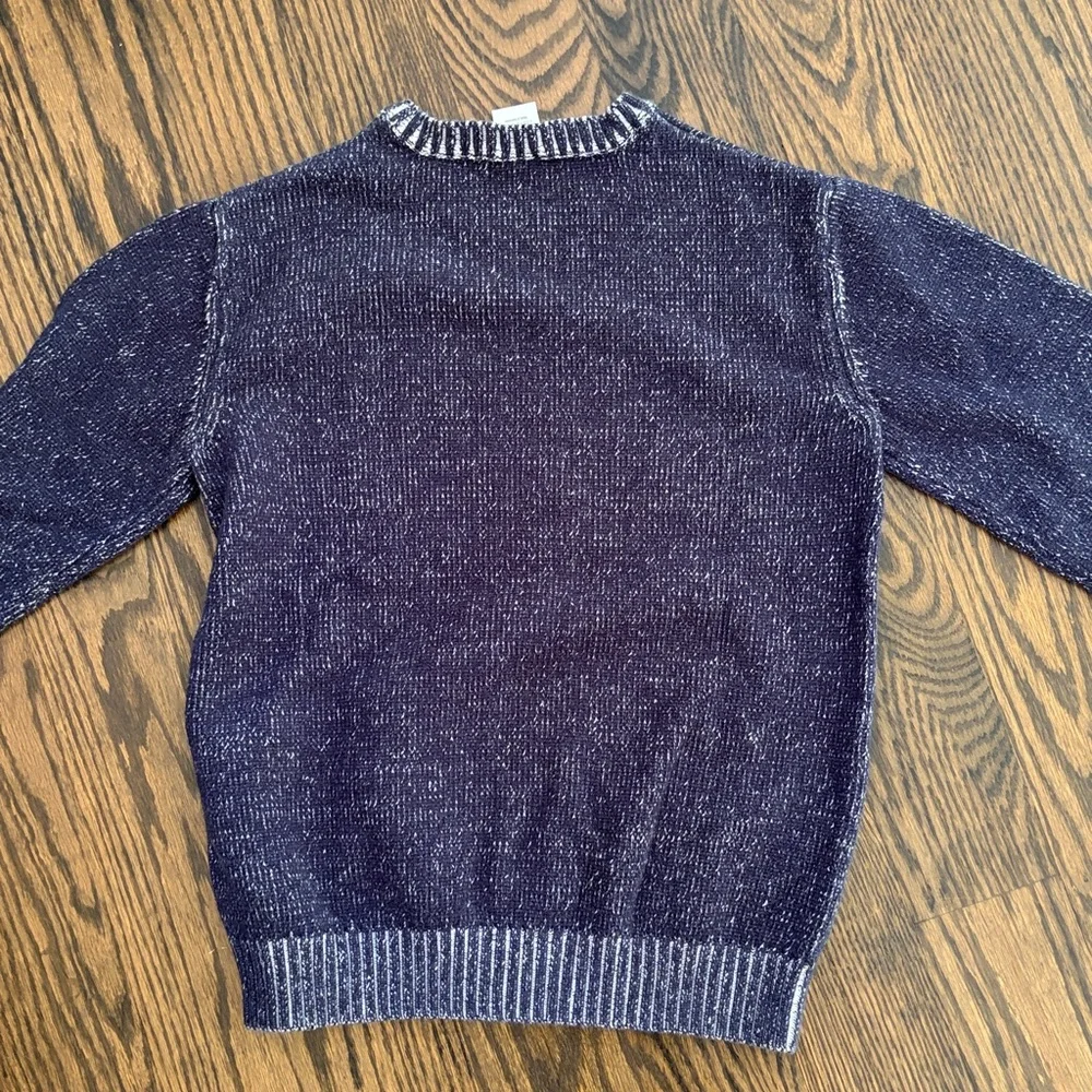 NWOT Kids Gymboree Navy Crewneck Sweater Sz M (7-8)